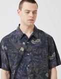 Norse Projects Carsten Print Shirt - Dark Navy Blau