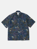 Norse Projects Carsten Print Shirt - Dark Navy Blau