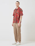 Norse Projects Carsten-Druck-Hemd - Askja Red