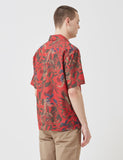 Norse Projects Carsten-Druck-Hemd - Askja Red