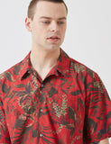 Norse Projects Carsten-Druck-Hemd - Askja Red