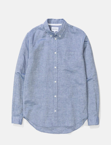 Norse Projects Osvald Hemd - True Blue