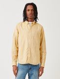 Norse Projects Osvald Hemd - Sunwashed Gelb