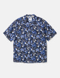 Norse Projects Carsten Freiheit Print Shirt (Kurzarm) - Dark Navy Blau