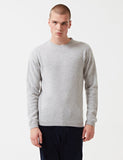 Norse Projects Sigfred Lambswool Jumper - Light Grey