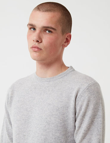 Norse Projects Sigfred Lambswool Jumper - Light Grey