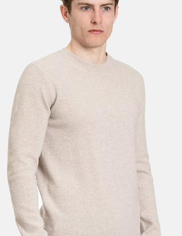 Norse Projects Sigfred Knit Sweatshirt (Wolle) - Haferflocken Melange