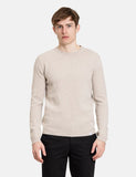 Norse Projects Sigfred Knit Sweatshirt (Wolle) - Haferflocken Melange