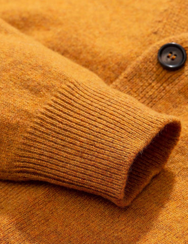 Norse Projects Adam Cardigan (Wolle) - Montpellier Gelb