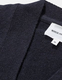 Norse Projects Adam Cardigan (Wolle) - Dark Navy Blau