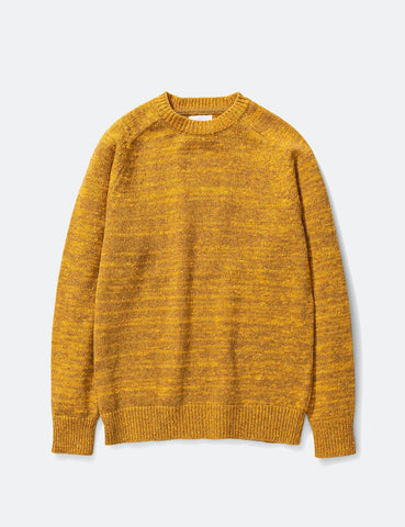 Norse Projects Viggo Crewneck Neps Strickpullover - Montpellier Gelb