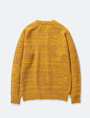 Norse Projects Viggo Crewneck Neps Strickpullover - Montpellier Gelb