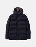 Norse Projects Willum Jacke - Dunkelmarineblau