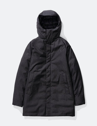 Norse Projects Rokkvi 5.0 Technische Wolle Jacke - Charcoal Melange