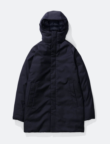 Norse Projects Rokkvi 5.0 Technische Wolle Jacke - Dunkelmarineblau