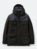 Norse Projects Nunk Harris Tweed-Mantel - Schwarz Multi