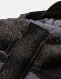 Norse Projects Nunk Harris Tweed-Mantel - Schwarz Multi