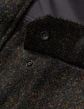 Norse Projects Nunk Harris Tweed-Mantel - Schwarz Multi