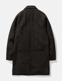 Norse Projects Svalbard Harris Tweed-Mantel - Schwarz Multi