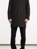 Norse Projects Svalbard Harris Tweed-Mantel - Schwarz Multi