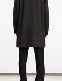 Norse Projects Svalbard Harris Tweed-Mantel - Schwarz Multi