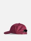 Norse Projects Twill Sport Cap - Mulberry Red