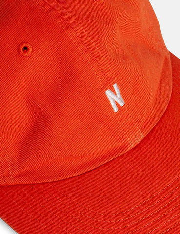 Norse Projects Twill Sport Cap - Kürbis-orange