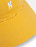 Norse Projects Twill Sport Cap - Sunwashed Gelb