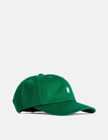 Norse Projects Twill Sport Cap - Sporting Grün