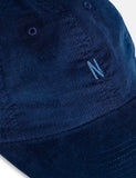 Norse Projects Baby-Corduroy Sport Cap - Dämmerung Marineblau