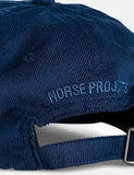 Norse Projects Baby-Corduroy Sport Cap - Dämmerung Marineblau