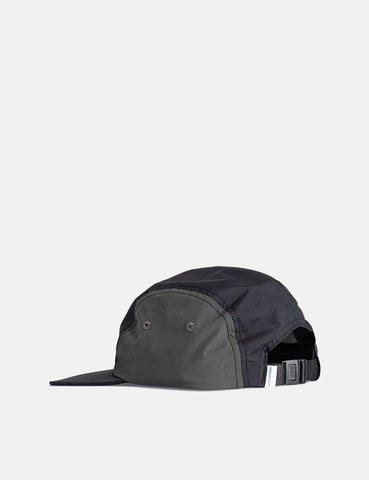 Norse Projects Nylon 4 Panel Cap - Schwarz