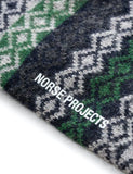 Norse Projects Bjarki Fairisle-Socken - Dunkelmarineblau