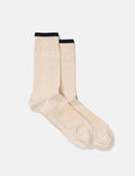 Norse Projects Bjarki Texture Socken (Honeycomb) - Natürliche