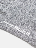 Norse Projects Bjarki Baumwolle Leinen Socken - Schwarz