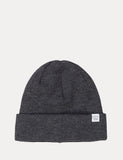 Norse Projects Top Strickmütze (Wolle) - Charcoal Grey Melange