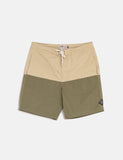 Satta Nasi Board Shorts - Khaki / Grün