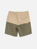 Satta Nasi Board Shorts - Khaki / Grün