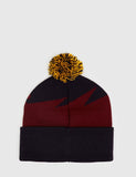 Nur NY Boltz Beanie Hat - Navy / Burgund