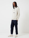 Parlez Davis Quarter Zip Sweat - Grau Heather