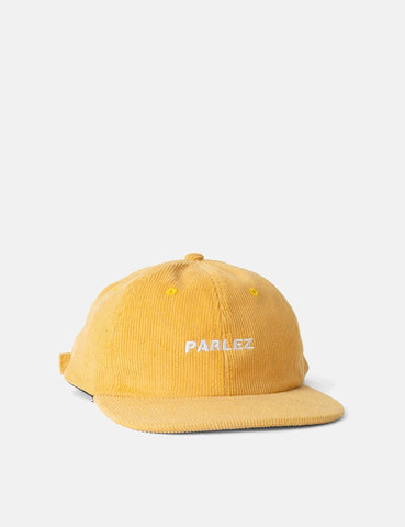 Parlez Ladsun Corduroy Cap (6 Panel) - Gelb