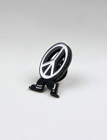 Halten Sie SCRT Peaceful Pin - Schwarz / Weiß