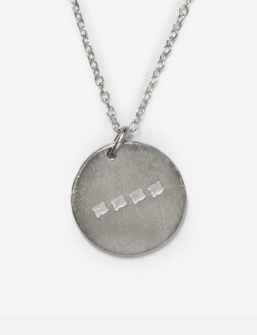SCRT Anhänger - gebürstetes Silber 925