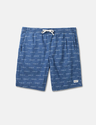 Huf Fuck It Leichte Short - Leicht Denim Blue