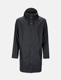 Rains Long Jacket - Schwarz