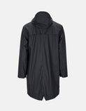 Rains Long Jacket - Schwarz