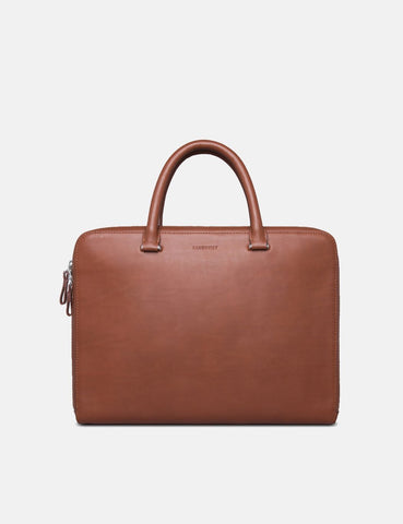 Sandqvist Myrtel Aktentasche 13" (Leder) - Cognac Brown