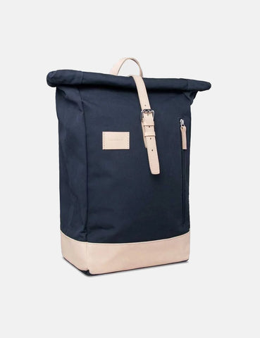 Sandqvist Dante Grand-Roll Top Rucksack (Canvas) - Marine-Blau