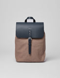 Sandqvist Alva Rucksack - Earth Brown / Marineblau