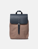 Sandqvist Alva Rucksack - Earth Brown / Marineblau